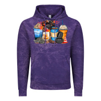 Cloud Purple monster truck coffee cups Vintage Hoodie - Zillion Design Studio