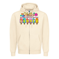 Sandshell hello summer popsicles Zipper Hoodie - Jasminsmagicworld
