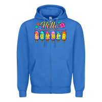 True Royal hello summer popsicles Zipper Hoodie - Jasminsmagicworld