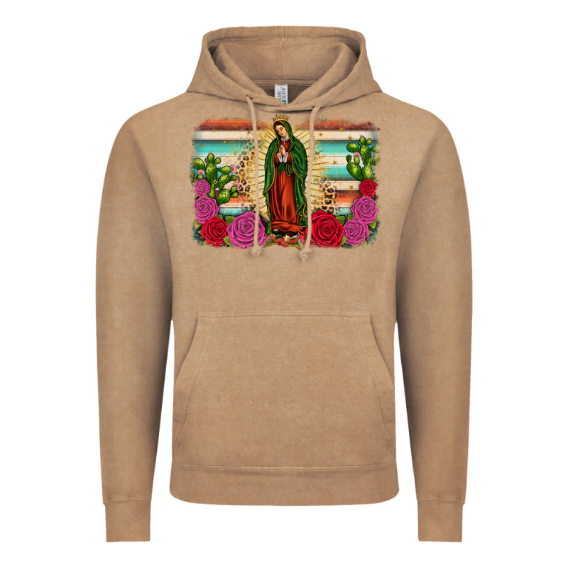 Western Our Lady Of Guadalupe Vintage Hoodie by JahusDesignShop | Teevron