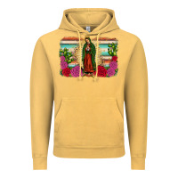 Vintage Mustard western our lady of Guadalupe Vintage Hoodie - JahusDesignShop