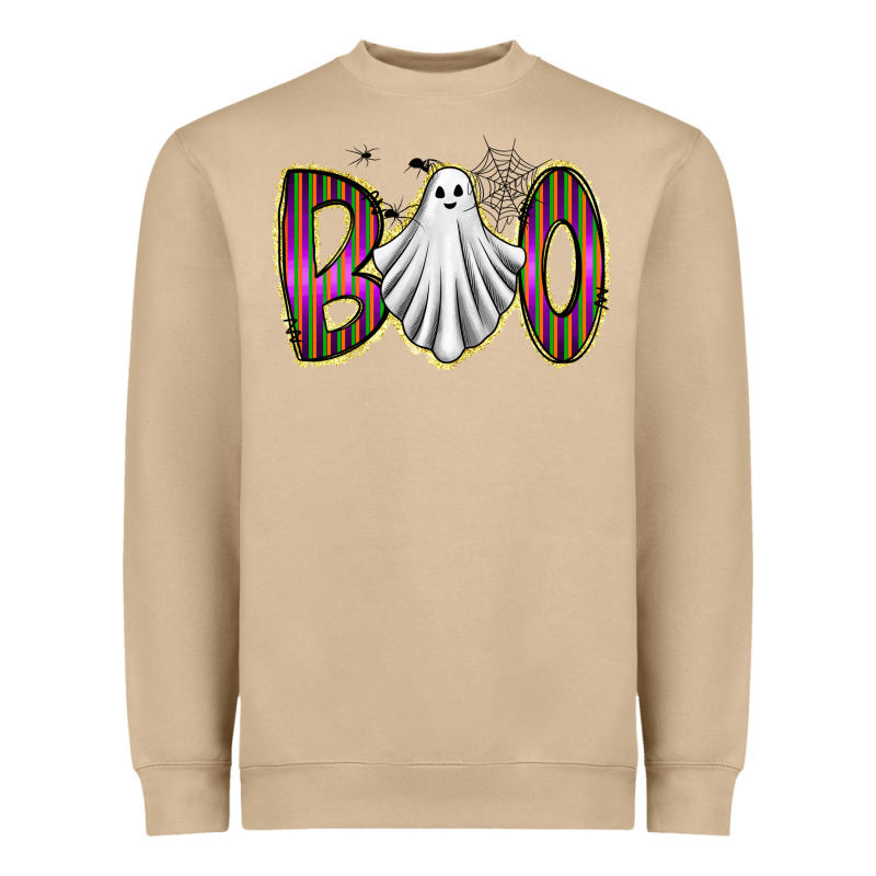 Boo Ghost Heavyweight Sweatshirt by RacoonDesign | Teevron