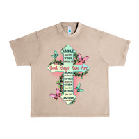 French Oak god says you are cross Urban Heavy Tee - JahusDesignShop