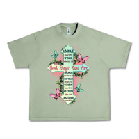 Oil Green god says you are cross Urban Heavy Tee - JahusDesignShop