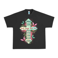 Pigment Black god says you are cross Urban Heavy Tee - JahusDesignShop