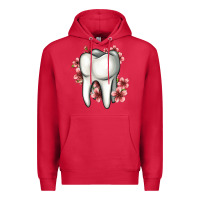 Cardinal floral tooth Premium Hoodie - Jasminsmagicworld