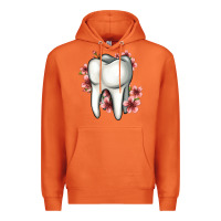 Carrot floral tooth Premium Hoodie - Jasminsmagicworld