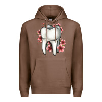 Chestnut floral tooth Premium Hoodie - Jasminsmagicworld