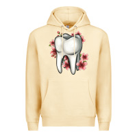 Pina Colada floral tooth Premium Hoodie - Jasminsmagicworld