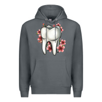 Rock floral tooth Premium Hoodie - Jasminsmagicworld