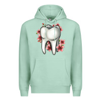 Seafoam floral tooth Premium Hoodie - Jasminsmagicworld