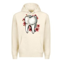 Tofu floral tooth Premium Hoodie - Jasminsmagicworld