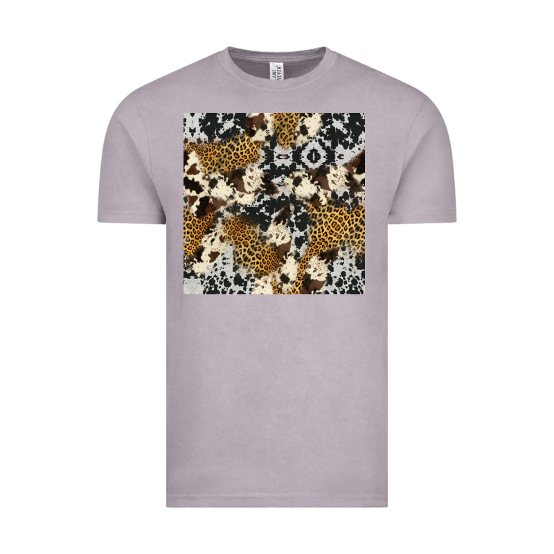 Cowhide Leopard Seamless Pattern Vintage Tee by HRA Design Shop | Teevron