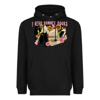 Black ı read banned books Heavyweight Hoodie - MaliasSmallBusiness