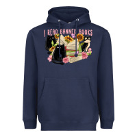 Navy ı read banned books Heavyweight Hoodie - MaliasSmallBusiness
