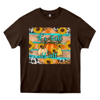 Chocolate Brown it's fall y'all Heavy Core Tee - Artiststas