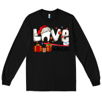 Black Christmas love  dentist Long Sleeve Tee - AdoDesignShop