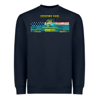 Navy fishing dad  libbey glass Heavyweight Sweatshirt - HRA Design Shop