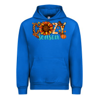 Cobalt Cozy season Thanksgiving Urban Hoodie - NancyCooperArtShop
