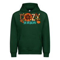 Forest Green Cozy season Thanksgiving Urban Hoodie - NancyCooperArtShop