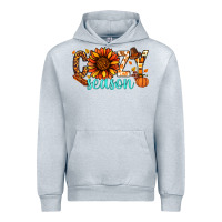 Heather Grey Cozy season Thanksgiving Urban Hoodie - NancyCooperArtShop