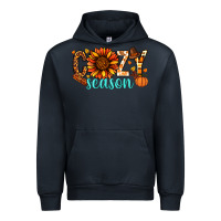Navy Cozy season Thanksgiving Urban Hoodie - NancyCooperArtShop