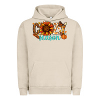 Pigment French Oak Cozy season Thanksgiving Urban Hoodie - NancyCooperArtShop