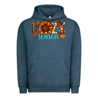 Pigment Midnight Navy Cozy season Thanksgiving Urban Hoodie - NancyCooperArtShop