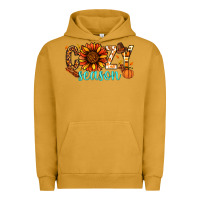 Pigment Peanut Butter Cozy season Thanksgiving Urban Hoodie - NancyCooperArtShop
