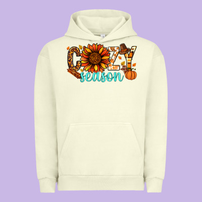 Cozy Season Thanksgiving Urban Hoodie Designed By Nancycooperartshop