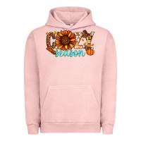 Pigment Salmon Cozy season Thanksgiving Urban Hoodie - NancyCooperArtShop