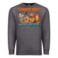 Charcoal Heather pumpkin spice jesus christ Premium Sweatshirt - MaliasSmallBusiness
