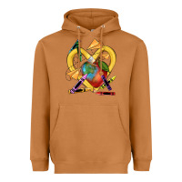 Meerkat heart pencil Heavyweight Hoodie - NancyCooperArtShop