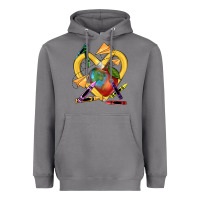 Storm heart pencil Heavyweight Hoodie - NancyCooperArtShop