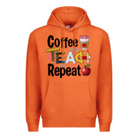 Carrot coffee teach repeat Premium Hoodie - BarkalooDesign