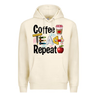 Tofu coffee teach repeat Premium Hoodie - BarkalooDesign