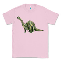 Bubblegum Pink dinosaur brontosaurus Classic Tee - Artiststas