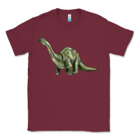 Burgundy dinosaur brontosaurus Classic Tee - Artiststas