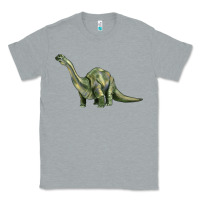 Heather Grey dinosaur brontosaurus Classic Tee - Artiststas