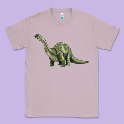 Dinosaur Brontosaurus Classic Tee Designed By Artiststas