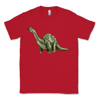 Red dinosaur brontosaurus Classic Tee - Artiststas