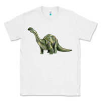 White dinosaur brontosaurus Classic Tee - Artiststas