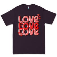 Plum love valentines day Premium Tee - MaliasSmallBusiness