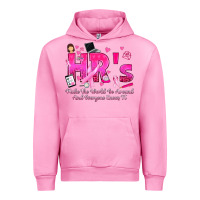 Fuchsia Pink breast cancer hr human resources Urban Hoodie - texasbilliewilder