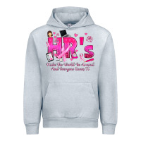 Heather Grey breast cancer hr human resources Urban Hoodie - texasbilliewilder