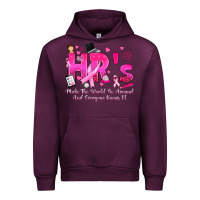Mauve Wine breast cancer hr human resources Urban Hoodie - texasbilliewilder