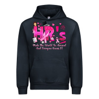 Navy breast cancer hr human resources Urban Hoodie - texasbilliewilder