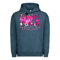 Pigment Midnight Navy breast cancer hr human resources Urban Hoodie - texasbilliewilder