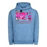 Pigment Pebble Blue breast cancer hr human resources Urban Hoodie - texasbilliewilder