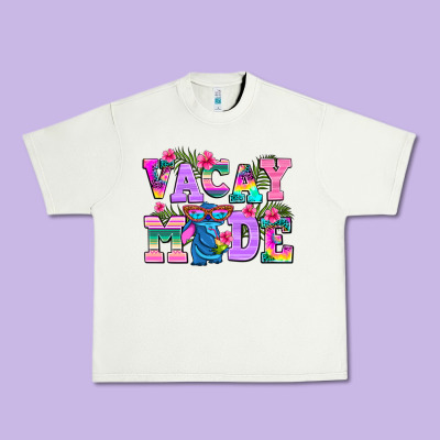Vacay Mode Urban Heavy Tee Designed By Adodesignshop